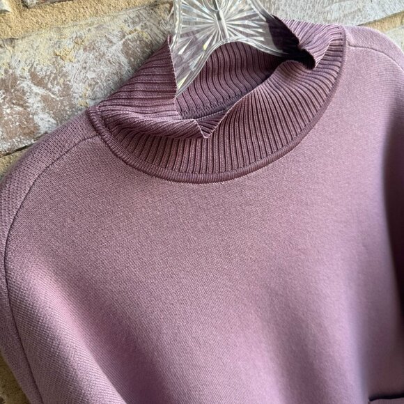 Chico's Long Sleeve Mock Neck Hi-Lo Heavyweight Sweater Size 2P (L Petite) - Picture 4 of 7